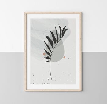 Floral Set Of Three Abstract Prints, 3 of 7