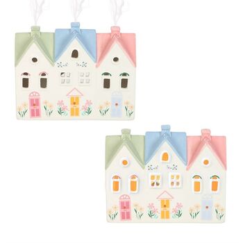 Pastel House Incense Cone Burner Tealight Holder, 3 of 4