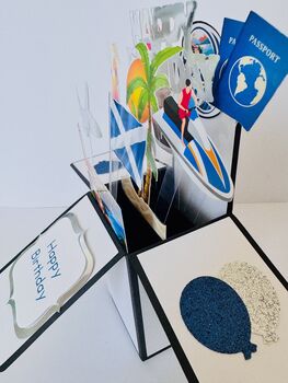 Tenerife Themed 3D Birthday Card, 2 of 8