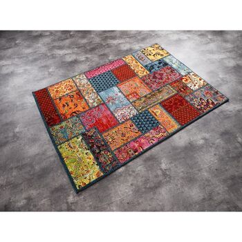 Patchwork Shag Area Rug, 7 of 7
