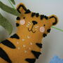 Personalised Tiger Felt Name Garland, thumbnail 3 of 9