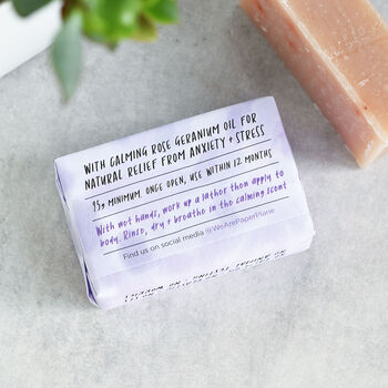 100% Natural Calm Bar Soap Vegan And Plastic Free, 3 of 6
