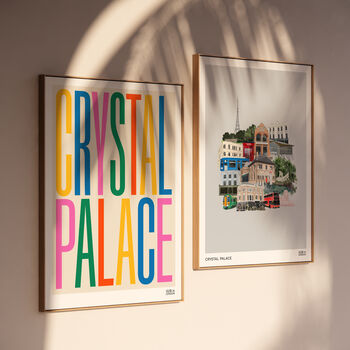 Crystal Palace Typographic Print, 4 of 8