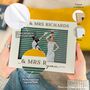 Personalised Wedding Photo Frame Mr And Mrs Gift, thumbnail 4 of 11