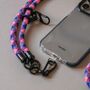 Pink Blue Phone Strap Universal Crossbody Rope Lanyard, thumbnail 3 of 4