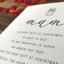 Christmas Card For Mum, To A Special Mother Christmas Card, Personalised Card For Mummy, Handmade Card, thumbnail 4 of 4