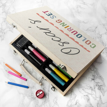 Personalised Kid’s Colourful Colouring Set, 3 of 5