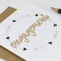 Engagement Wooden Words Card, thumbnail 2 of 3