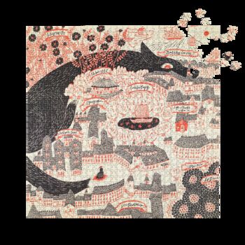 Artist 1000 Piece Jigsaw Puzzle Evening Kingdom, 9 of 9