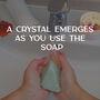 Surprise In A Soap Innfused With Green Aventurine Crystal, thumbnail 3 of 9