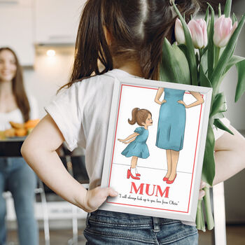 Personalised Vintage Style Print For Mum, Unframed, 7 of 7