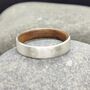 European Walnut And Silver Ring Brushed Finish, thumbnail 3 of 7