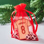 Personalised Football Shirt And Chocolates Place Setting, thumbnail 3 of 4