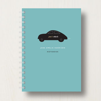 Personalised Car Lover's Journal Or Notebook, 6 of 11