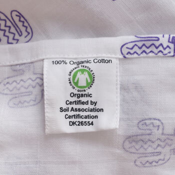Organic Cotton Swaddle, 3 of 9