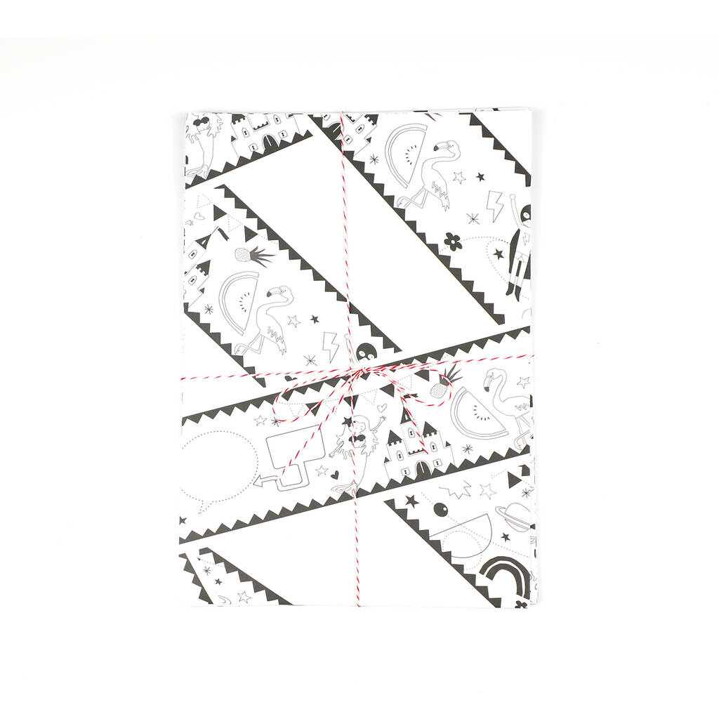 Image of Colour In Gift Wrapping Paper