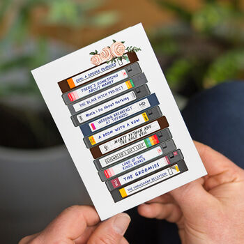 Funny Movie Puns Wedding Card, 4 of 4