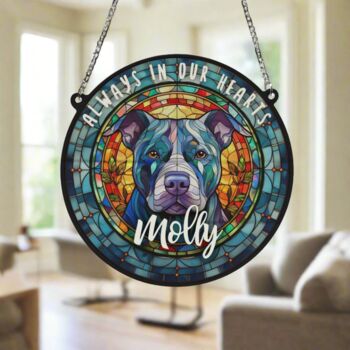 Staffie Memorial Suncatcher, 2 of 4