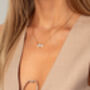 Silver Butterfly Necklace With Two Butterflies, thumbnail 6 of 6