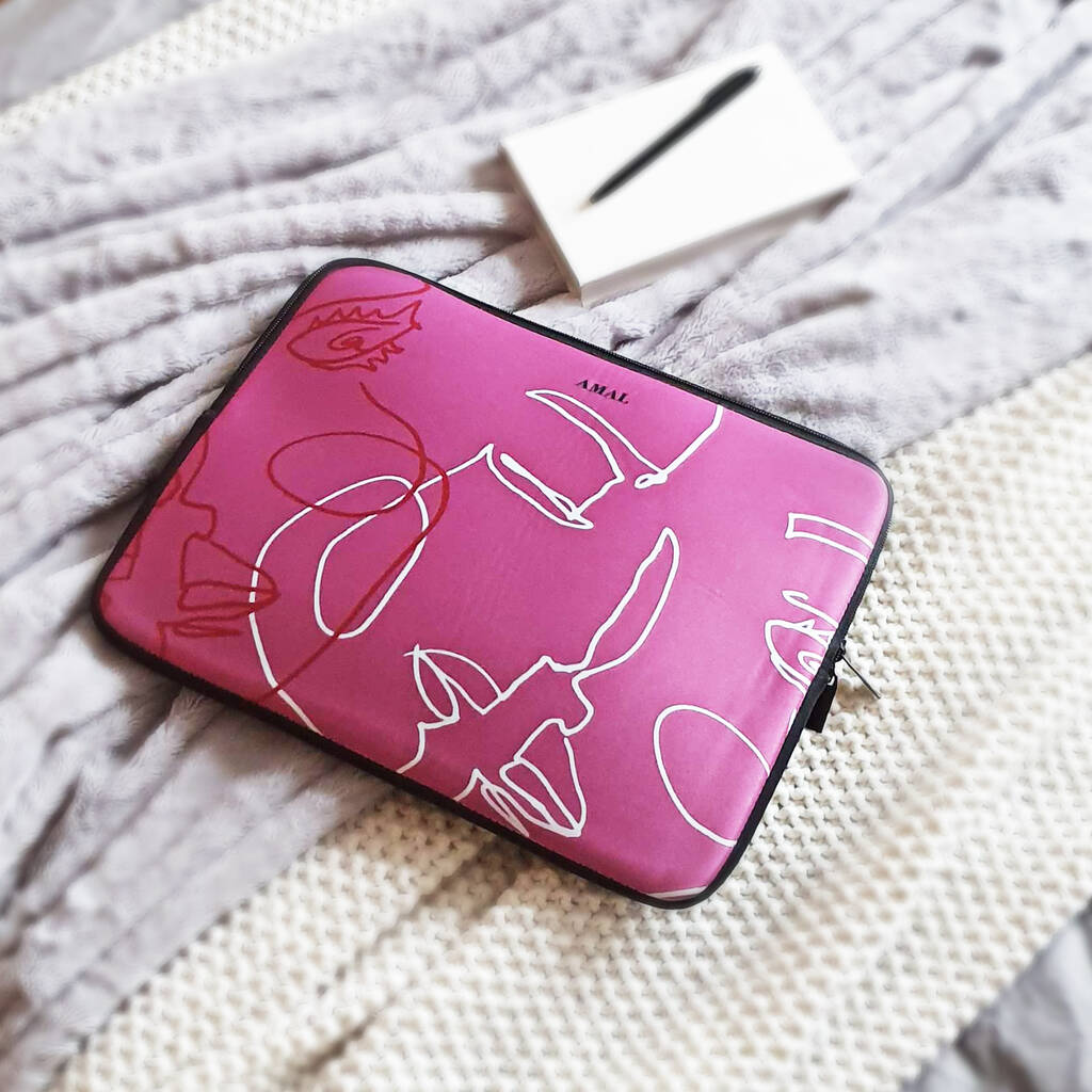 Personalised Padded Laptop Case By Rianna Phillips