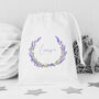 Personalised Lavender Wedding Favour Bag, thumbnail 1 of 2
