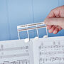 Personalised Metal Music Sheet Page Holder, thumbnail 1 of 4