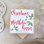 Christmas Wishes Mistletoe Kisses, Pearl Earrings, thumbnail 1 of 4
