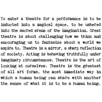 Theatre Lover Quotes Print, 2 of 6