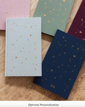 Starry Lined Notebook/ Personalised Notebook/Gift, 2 of 10