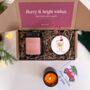 Personalised Fleece Navidad Christmas Candle Gift Set, thumbnail 1 of 8