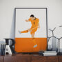 Giovanni Van Bronckhorst Netherlands Football Poster, thumbnail 1 of 3