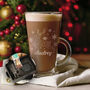 Reindeer Christmas Hot Chocolate Glass Mug And Gift Box, thumbnail 1 of 5