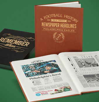 Philadelphia Eagles Personalised Gift Newspaper Book, 11 of 11