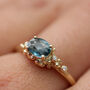'Powerful' Montana Sapphire Diamond Ring, thumbnail 1 of 5