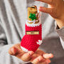 Personalised Mini Knitted Christmas Stocking, thumbnail 2 of 3