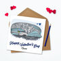 Valentines Tottenham Fc Personalised Card, thumbnail 2 of 4