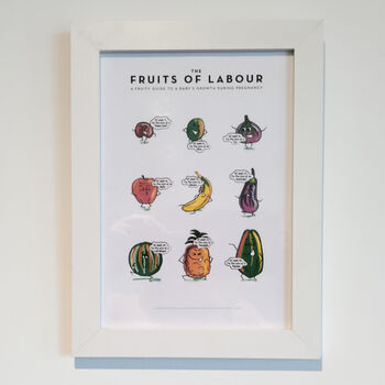 Fruits Of Labour Maternity Pregnancy Poster, 6 of 8