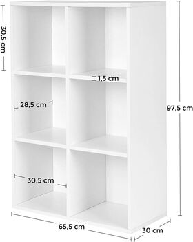 Cube Bookcase Storage Shelf Display Unit, 2 of 7