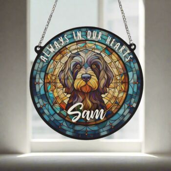 Cockapoo Black Memorial Suncatcher, 4 of 6