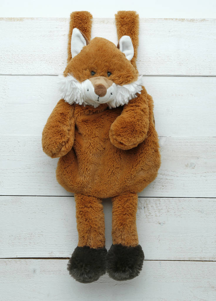 Fox Hand Muff With Matching Mini Toy Gift Boxed, 1 of 6