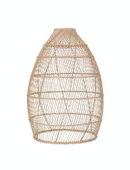 Woven Rattan Domed Pendant, 2 of 2