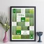 Personalised 40th Birthday Print Music 1984 Year Gift, thumbnail 9 of 12