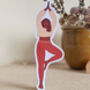 Yoga Pose Stocking Filler Sticker Set, thumbnail 2 of 4