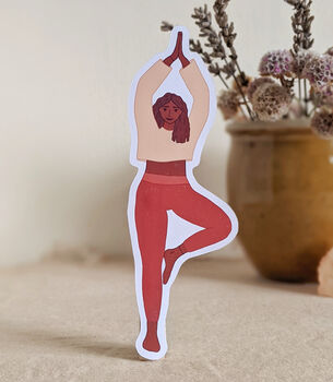 Yoga Pose Stocking Filler Sticker Set, 2 of 4