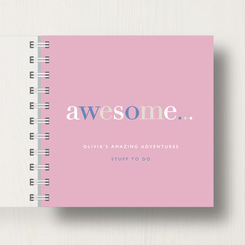 Personalised 'Awesome' Stuff To Do Small Notebook, 7 of 10