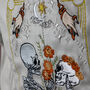 The Lovers Tarot Card Cream Bride Leather Jacket, thumbnail 5 of 9