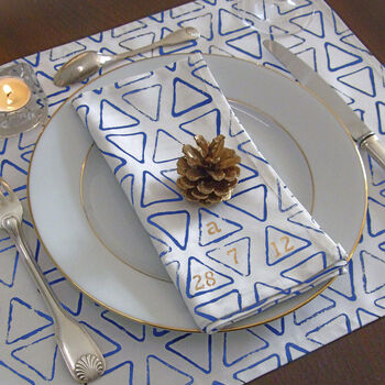 Personalised 2nd Anniversary Gift Napkins, 8 of 11