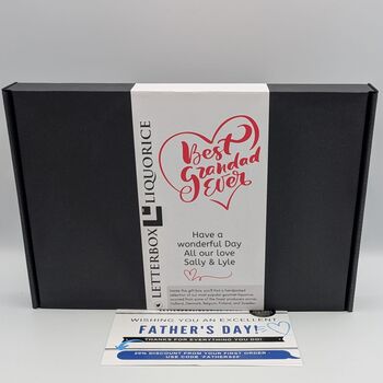 Father's Day Great British Liquorice Selection Box Personalised, 9 of 11