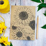 Sunflower A5 Recycled Eco Notebook, thumbnail 2 of 2