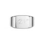 Rectangular Signet Ring 925 Solid Silver, thumbnail 5 of 6